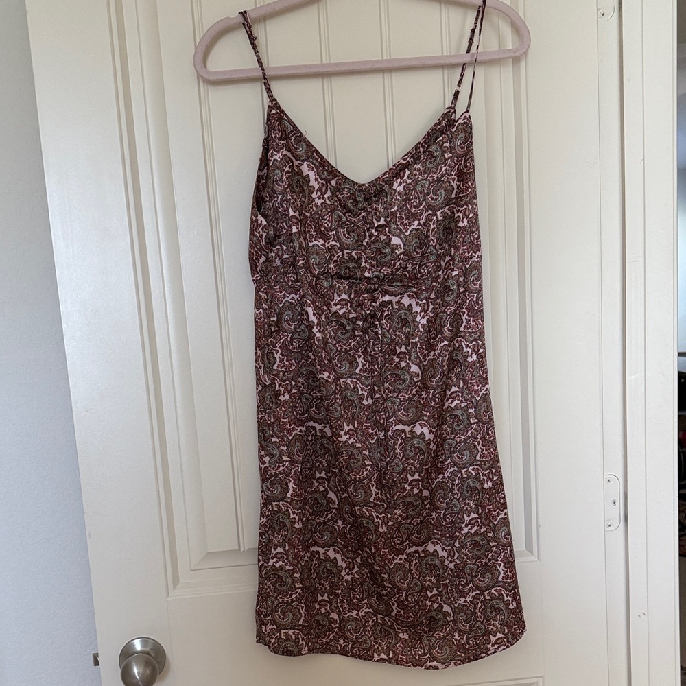 Cute Paisley Slip Dress